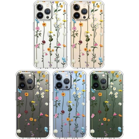 NEW Mosnovo Wild Flowers Case for iPhone 13 Pro Max 6.6ft Military Grade Drop - Picture 3 of 6